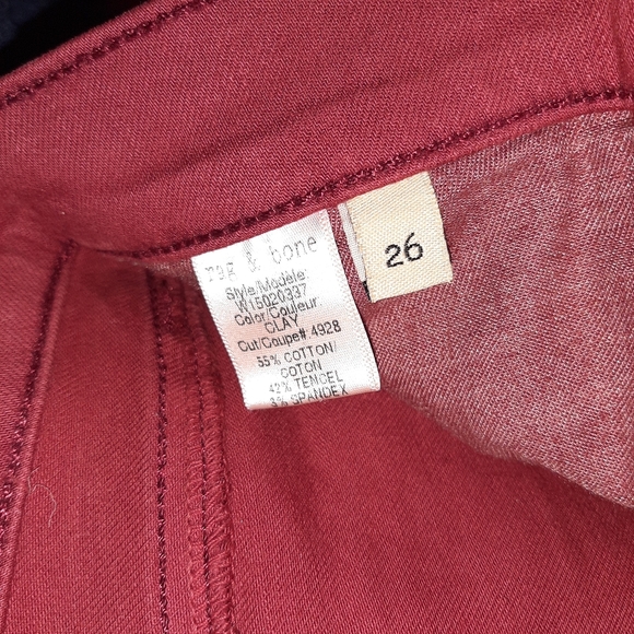 Rag and Bone Red Skinny Jean - Picture 2 of 4